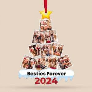 Friends Custom Photo Acrylic Christmas Ornament 028HUTI260924 - Ornament - GoDuckee