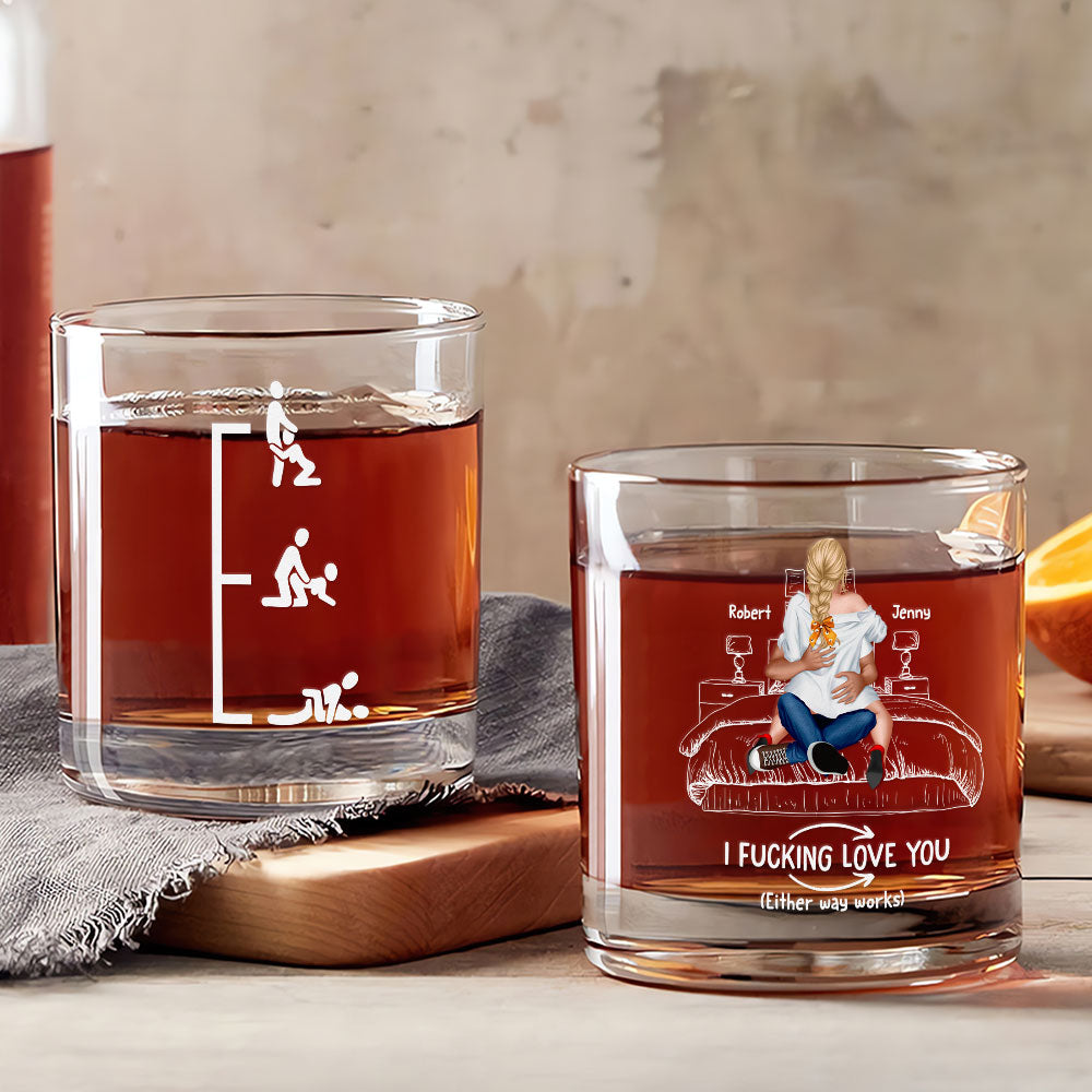 Personalized Gifts For Naughty Couple Whiskey Glass 03toti301124hh - Whiskey Glass - GoDuckee