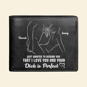 Personalized Gifts For Couple PU Leather Wallet 03OHTI270524 - PU Leather Wallet - GoDuckee