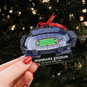 Personalized Gifts For American Football Fan Ornament, Football Stadium Field Ornament 03qhti161024 - Ornament - GoDuckee