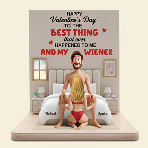 Couple The Best Thing Acrylic Plaque - Personalized Gifts For Couple 03kiti121225 - Shaped Plaques - GoDuckee