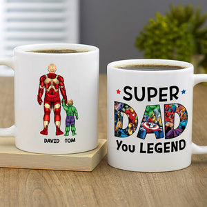 Legend Of Dad 05HUDT260423TM Personalized Mug, Gift For Dad - Coffee Mug - GoDuckee