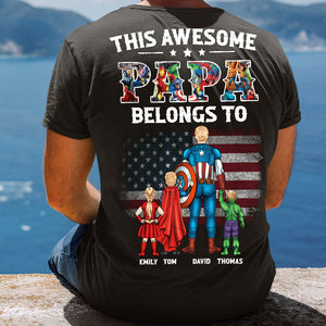 Awesome Dad Personalized Shirt-1dtdt260423 - GRER2005 - Shirts - GoDuckee