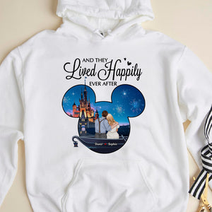 Personalized Couple Shirt And They Lived Happily Ever After, Gift For Couple - Shirts - GoDuckee