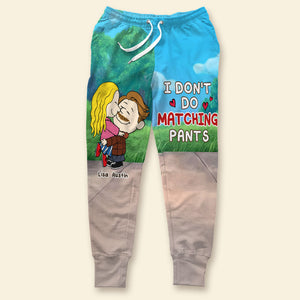 Personalized Gifts For Couple Sweatpants Hugging Couple 05ohti171224hg - Shorts and Pants - GoDuckee