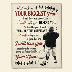 I Will Always Be Proud Of You, Personalized Blanket, Gift For Football Kids - Blanket - GoDuckee