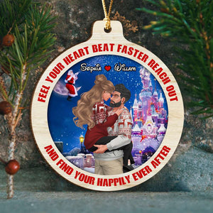 Sweet Couple 04OHDT251023DA Personalized Ornament, Christmas Gifts - Ornament - GoDuckee