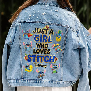 Blue Monster Denim Jacket - Personalized Gifts For Movie Lovers 05nati030625 - Denim Jacket - GoDuckee