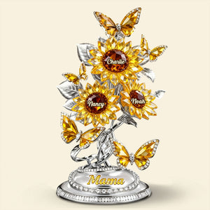 Blooming Love Acrylic Plaque - Personalized Gifts For Mom 04KITI030326 - Shaped Plaques - GoDuckee