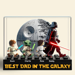 Galaxy Dad Plaque - Personalized Gifts For Dad 02ohti200525 - Shaped Plaques - GoDuckee