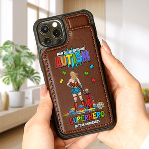Personalized Gifts For Autism Mom Leather Flip Wallet Phone Case 04huti240225pa - Phone Case - GoDuckee