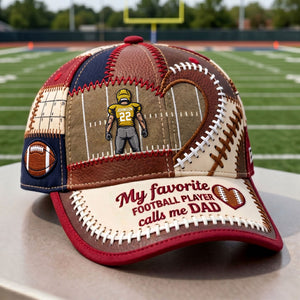 Best Football Parent Classic Cap, Personalized Gifts For American Foorball Dad & Mom 03QHTI230426 - Caps - GoDuckee