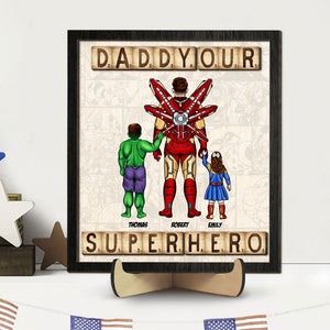 Personalized Gifts For Dad Wood Sign Happy Father's Day 03NATI170224PA - Wood Signs - GoDuckee