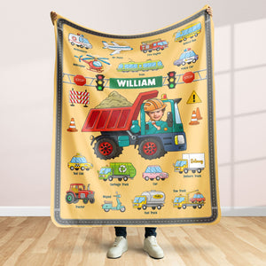 Custom Photo Gifts For Kid Blanket Cars Collection - Blankets - GoDuckee