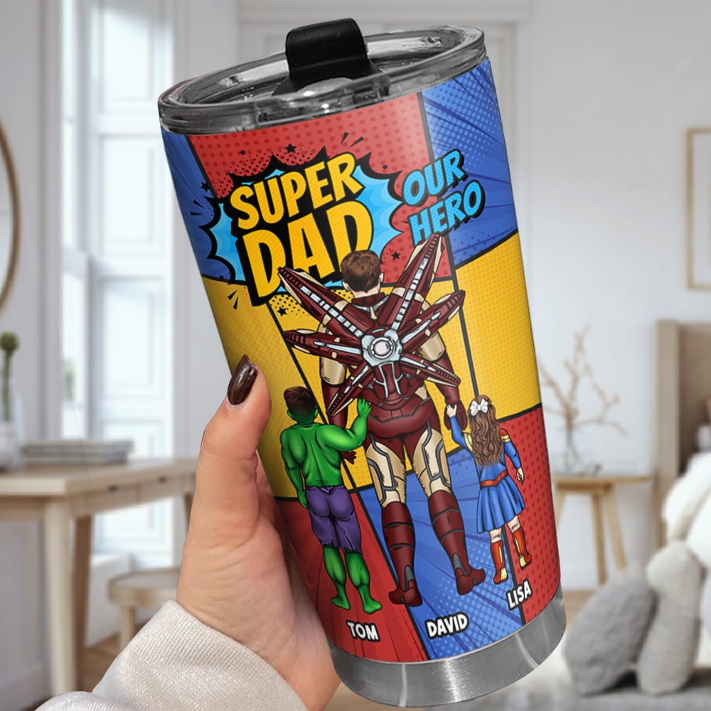 Super Dad-TZ-TCTT-05acdt170523tm Personalized Tumbler - Tumbler Cup - GoDuckee