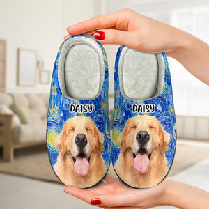 Dog Lover- Custom Photo Home Slippers - Gift For Dog Lover- 04nati231223 - Shoes - GoDuckee