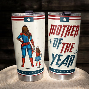 Personalized Gifts For Mother Tumbler Mother Of The Year 03OHTI300124PA - Tumbler Cups - GoDuckee