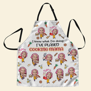 Custom Photo Gifts For Mothers Aprons I Know What I'm Doing 06TOTI180124 - Aprons - GoDuckee