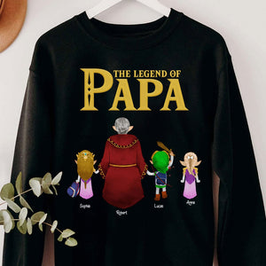 Personalized Gifts For Father Shirt The Legend Of Papa 03QHTI230124 - 2D Shirts - GoDuckee