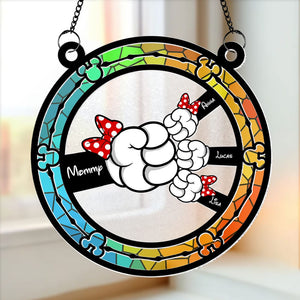 Personalized Gifts For Mom Suncatcher Ornament Mommy Mouse 05ohti190225 - Ornament - GoDuckee