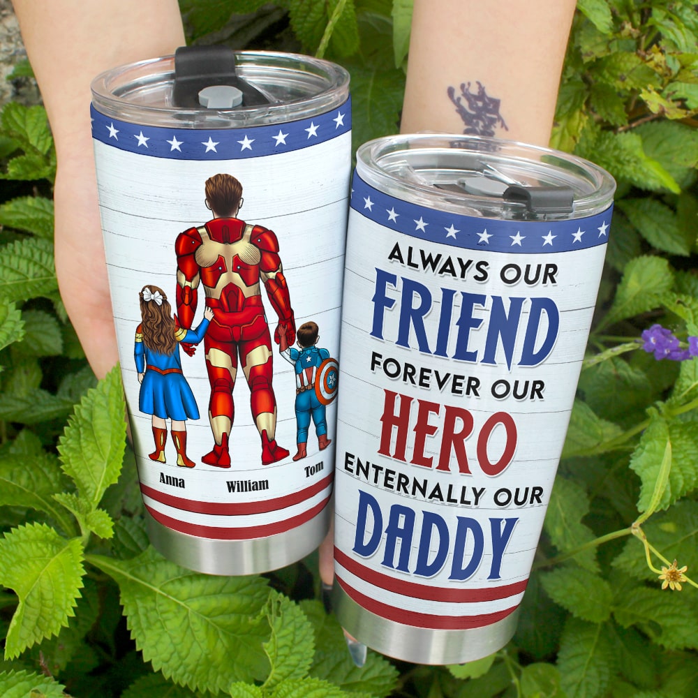 Father, Best Dad Ever, Personalized Tumbler, Gifts For Dad, 03DNLI090523TM - Tumbler Cup - GoDuckee