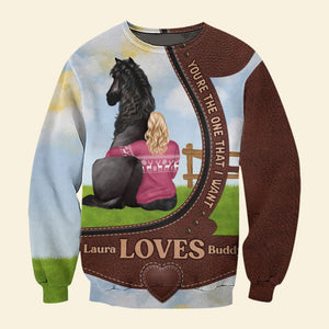 Personalized Gifts For Horse Lovers Shirt, You're The One That I Want 04tgti221124 - AOP Products - GoDuckee