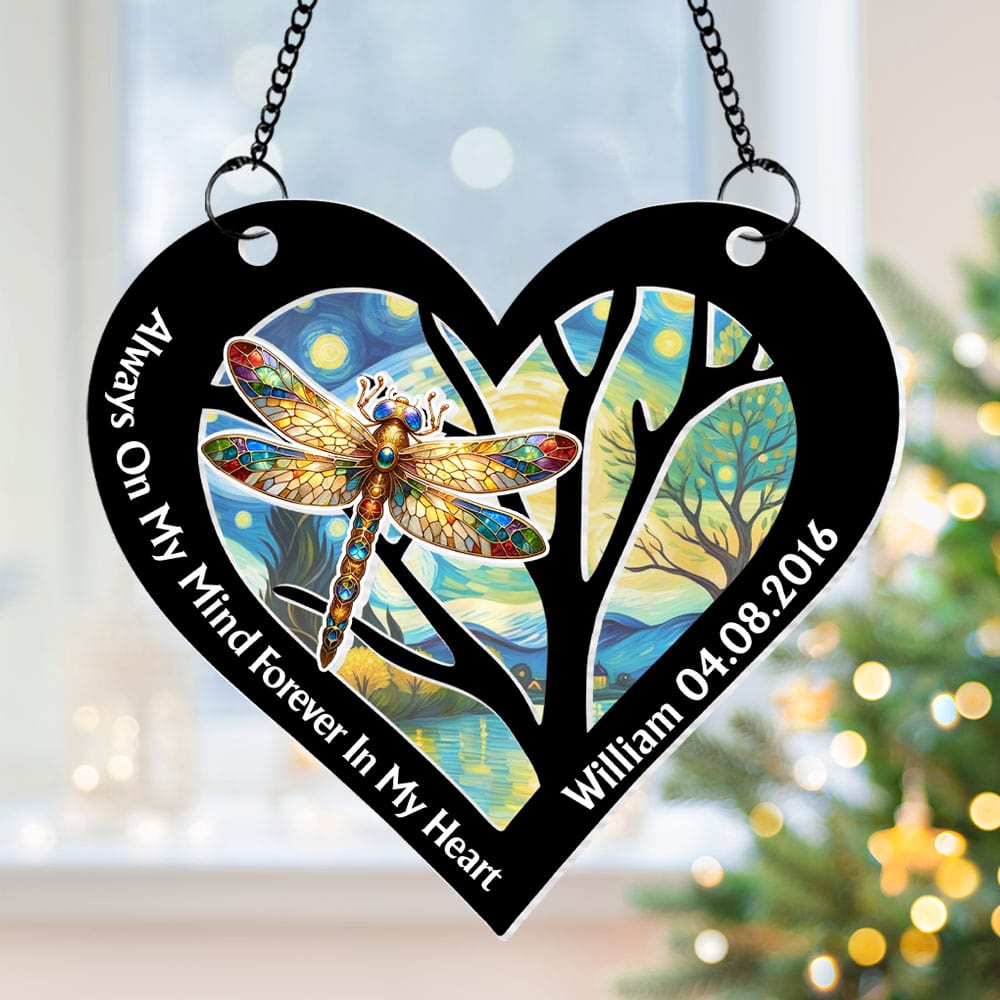 Personalized Gifts For Heaven Suncatcher Ornament 03huti221024 - Ornament - GoDuckee