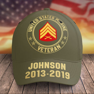 Personalized Gifts For Veteran Classic Cap 06acti020724 - Caps - GoDuckee