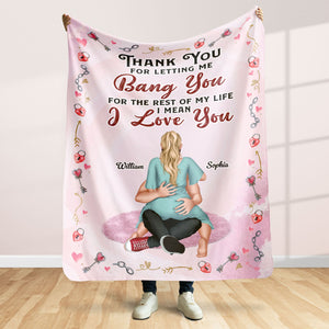 Personalized Gift For Couple Blanket I Love You - Blanket - GoDuckee
