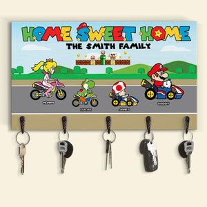 Personalized Gifts For Family Wood Key Hanger 01nati050624 - Wood Sign - GoDuckee