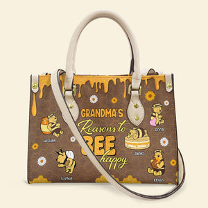 Personalized Gifts For Grandma Leather Bag 04htti240624 - Leather Bag - GoDuckee