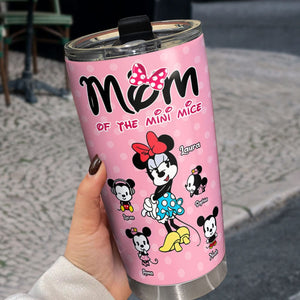 Personalized Gifts For Mom Tumbler Mom Of The Mini Mice 04KATI080324 - Tumbler Cups - GoDuckee