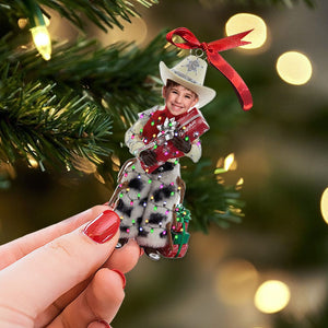 Custom Photo Gifts For Kids Christmas Ornament 01huti111024 - Ornament - GoDuckee