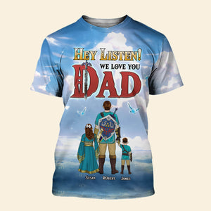 Personalized Gifts For Dad 3D Shirt 01KATI200424HG Father's Day - 3D Shirts - GoDuckee