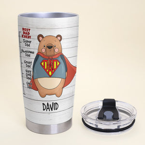 No One Else Quite Measures Up To You, Dad - Personalized Father's Day Tumbler -TZ-TCTT- Gift For Dad - Tumbler Cup - GoDuckee