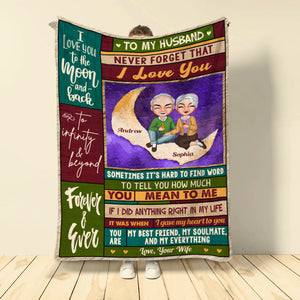 I Gave My Heart To You, Personalized Blanket, Old Couple, Gifts For Couple - Blanket - GoDuckee