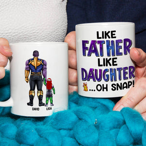 Like Father Like Daughter Personalized Coffee Mug DR-WHM-03QHDT130523TM - Coffee Mug - GoDuckee