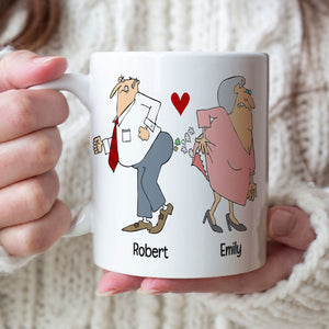 Fart Together Stay Together Personalized Couple Mug, Gift For Funny Couple - Coffee Mug - GoDuckee
