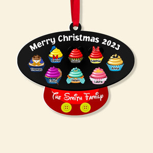 Merry Christmas Cupcakes, Personalized Ornament, Gifts For Family 01TODT281023 - Ornament - GoDuckee