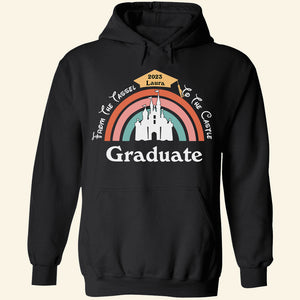 Graduate From The Tassel To The Castle, Personalized Shirt 09hudt240423 - Shirts - GoDuckee