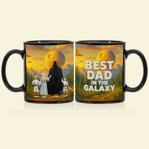 Galaxy Dad Coffee Mug - Personalized Gifts For Dad 01huti080525hg - Coffee Mug - GoDuckee