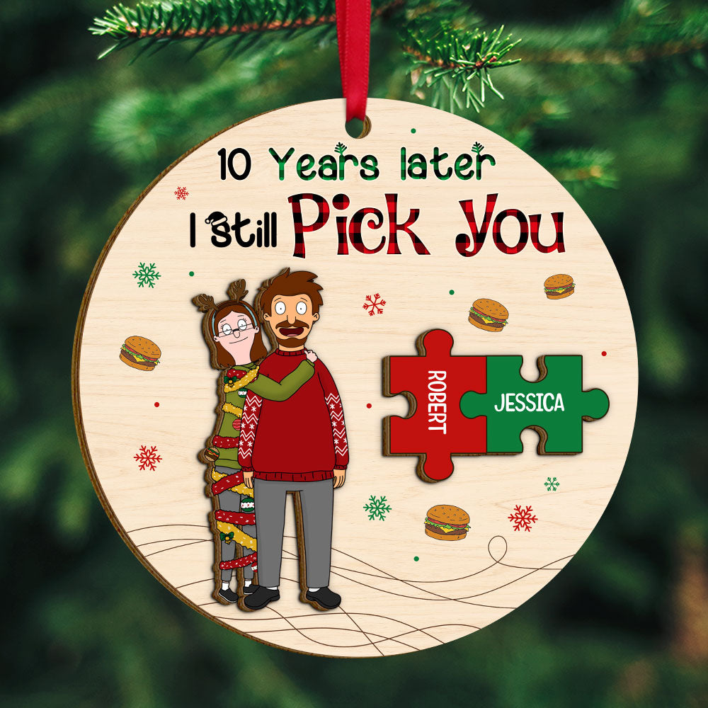 Personalized Gifts For Couple Christmas Ornament 02xqti071124hg - Ornament - GoDuckee