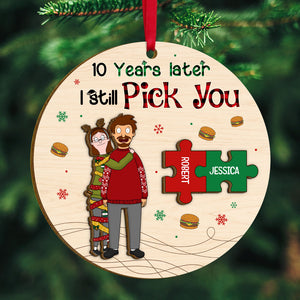 Personalized Gifts For Couple Christmas Ornament 02xqti071124hg - Ornament - GoDuckee