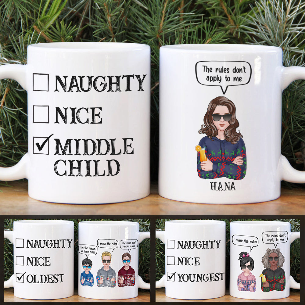 Personalized Funny Siblings Coffee Mug 03BHHH021122TM - Coffee Mug - GoDuckee