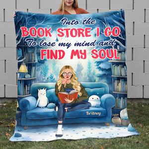 Lose My Mind And Find My Sould, Personalized Blanket, Gifts For Book Lover - Blanket - GoDuckee