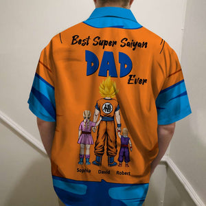 Best Dad Ever Personalized Hawaiian Shirt, Gift For Dad-2DTDT090623 - Hawaiian Shirts - GoDuckee