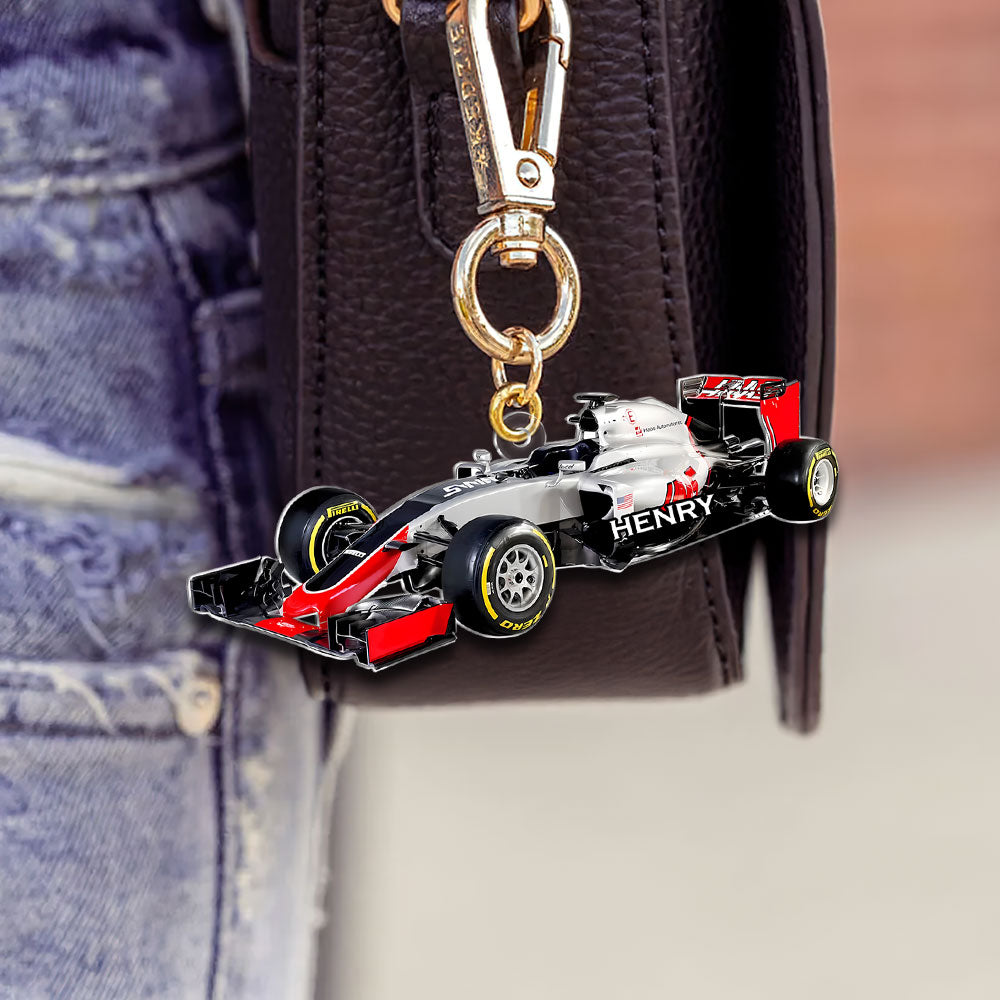 Personalized Gifts For Racing Car Keychain 01nati110225 - Keychains - GoDuckee