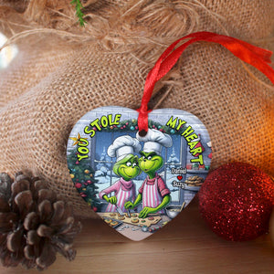 Personalized Gifts For Couple Christmas Ornament 04HUTI211024 - Ornament - GoDuckee