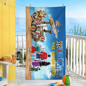 Personalized Gifts For Family Beach Towel 05KADC130624PA Pirate Family - Beach Towel - GoDuckee