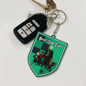 Best Dad Ever, Personalized Keychain 06HUDT300523TM - Keychains - GoDuckee